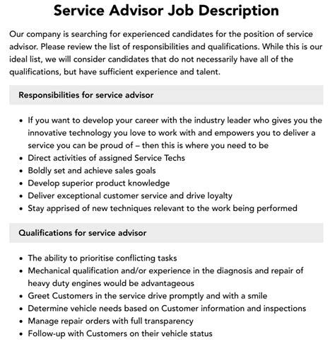 career advisor roles and responsibilities.